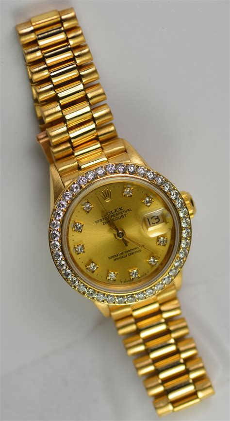 goad rolex diamond watch|gold rolex ladies watches.